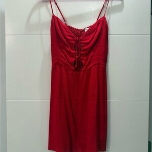 Red Strappy Dress